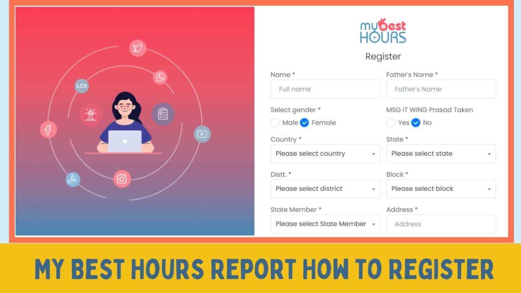My Best Hours registration